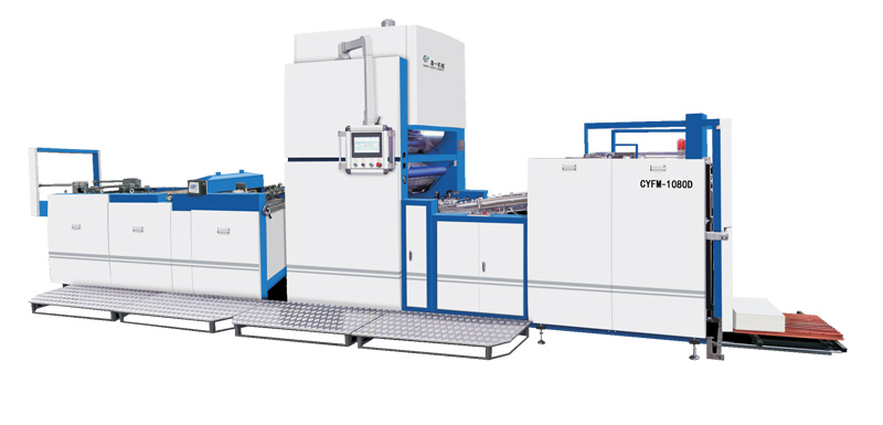 CYFM-1080D Automatic vertical hot knife laminating machine